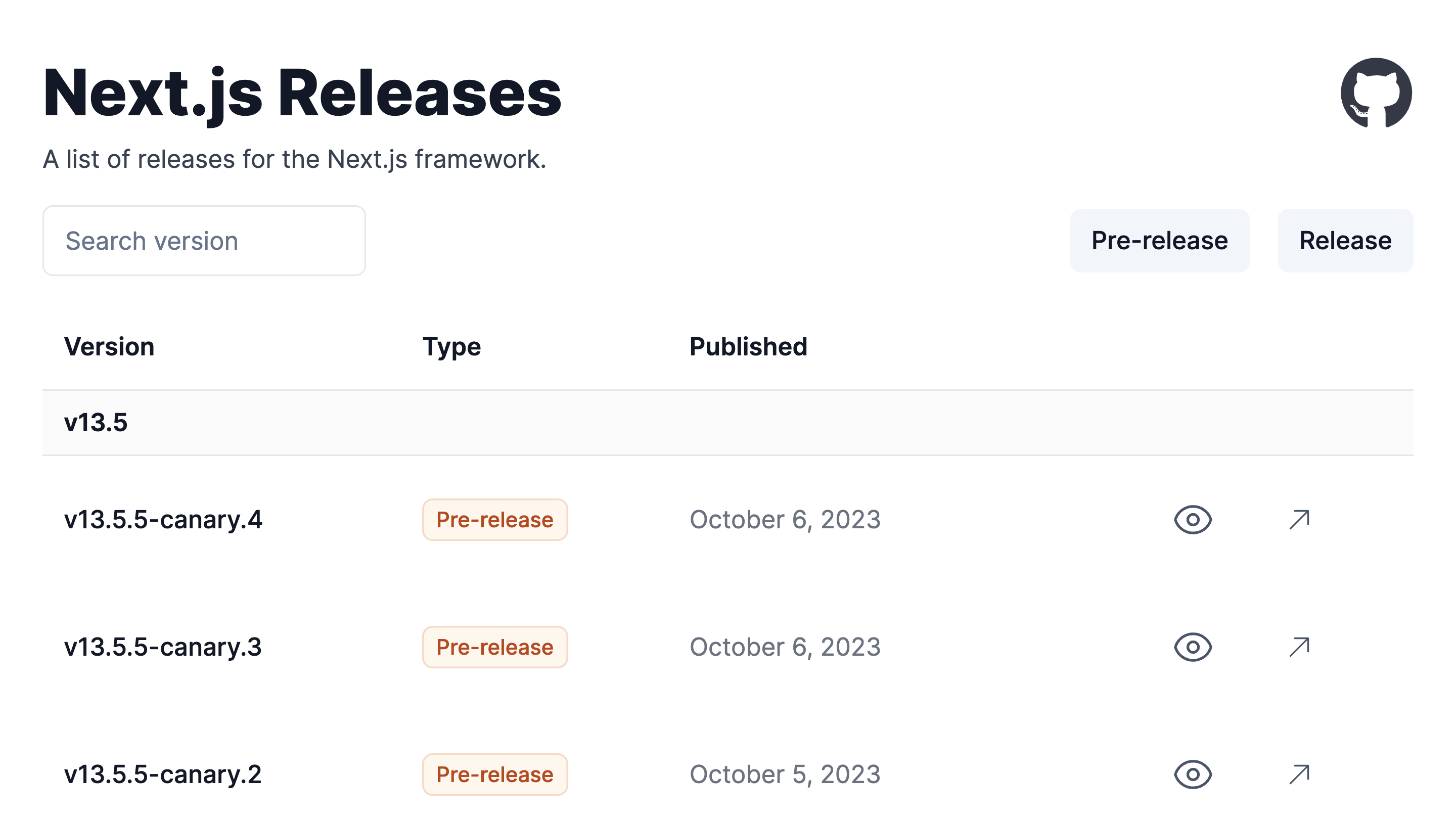 Next.js Release